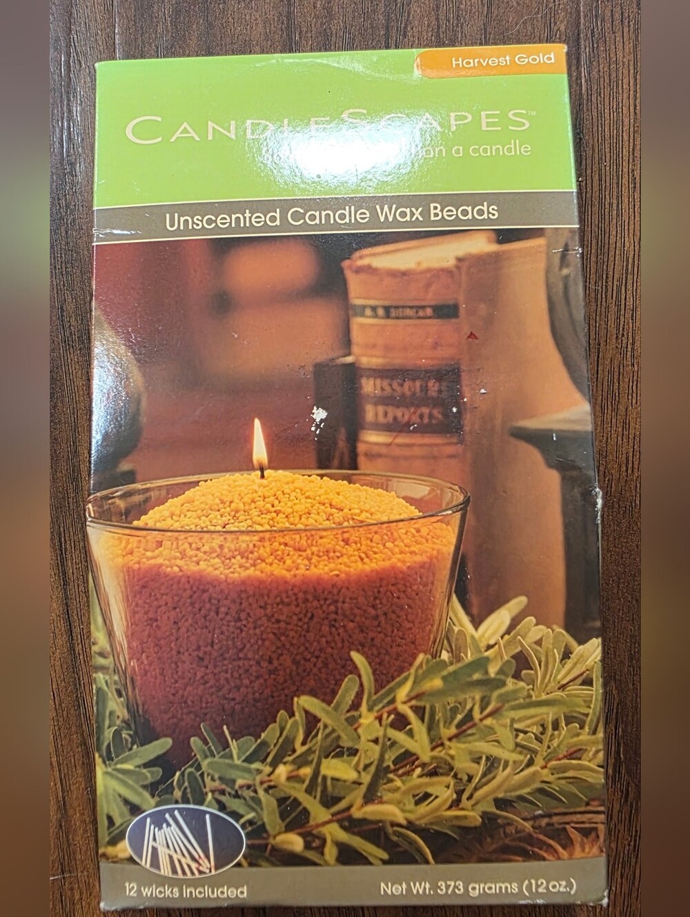 Harvest Gold Unscented Candle Wax Beads